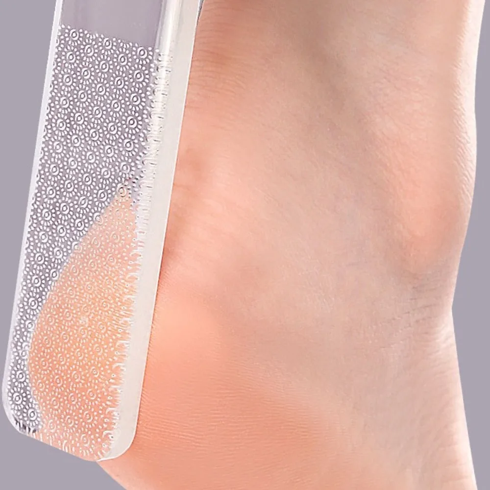 Foot Scrubber Nano Glass Foot File Foot Care Tools Transparent Glass Foot Rubbing Board Horny Foot Grinding