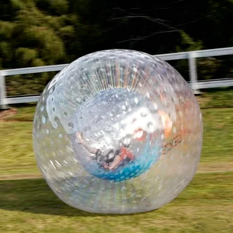 Outdoor Team Building Game Equipment, Transparent PVC Zorb Ball, Human Hamster Rolling Ball for Mountain Scenic Area and Farm
