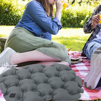 Inflatable Seat Cushion 3D Air Seat Cushion Portable Air Cushion Camping Sitting Pad Inflatable Mattress for Hiking Backpacking