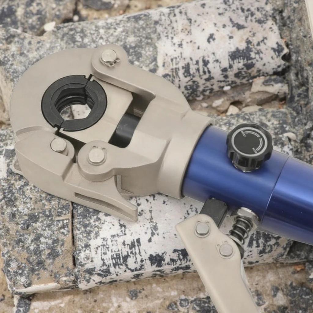 أداة تجعيد يدوية سهلة الاستخدام لأداة الضغط الهيدروليكي لأنابيب الفولاذ المقاوم للصدأ والنحاس بدون كهرباء