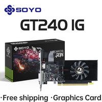SOYO NVIDIA GPU GT 240 1G Graphics Card DDR3 128Bit 40nm Gaming Video Cards Desktop Computer components GT240