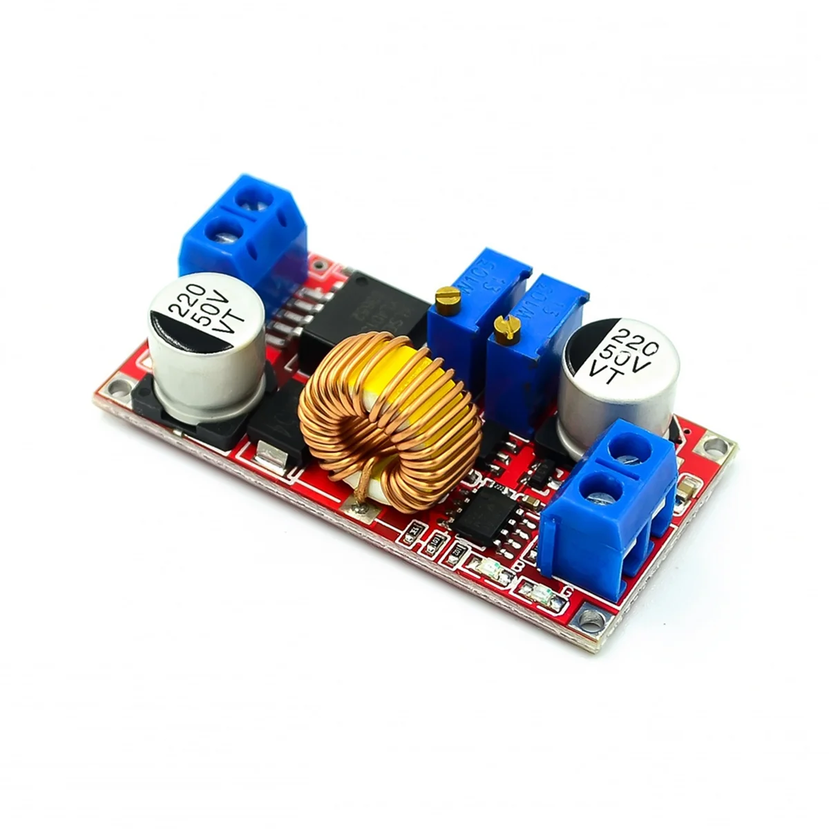 4pcs XL4015 5A DC to DC Power Converter 4-38V to 1.25-36V CC CV LED Driver Charging Board Lithium Charger Module