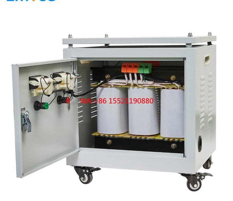 Type Transformers 415v 380v to 208v Low Voltage Customized Isolation 5kva 8kva 10kva 30KVA Three Phase AC Step up Down Dry