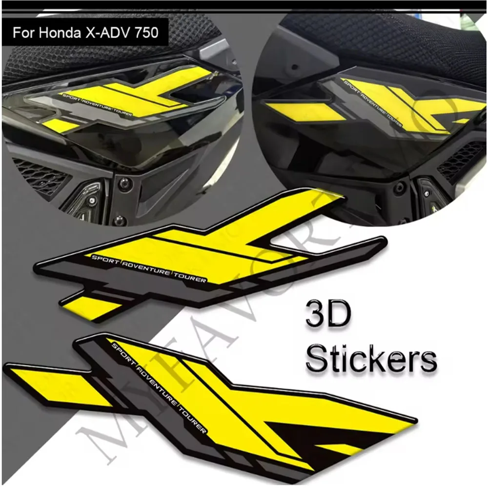

For Honda X-ADV XADV X ADV 750 Adventure Protector 3D Stickers Decals Body Fender Shell Fairing 2021 2022 2023 2024 2025