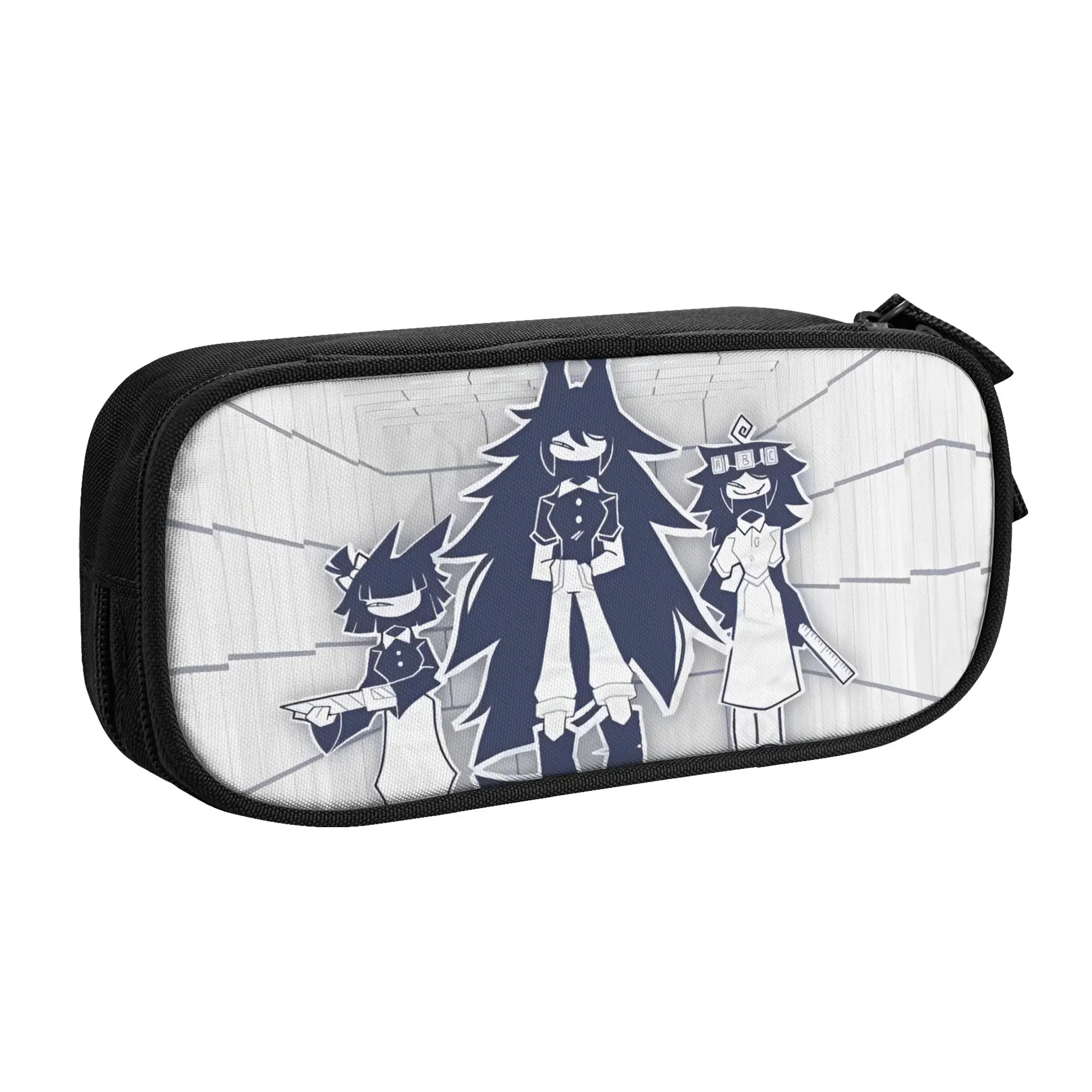 Fun Miss Circle Cartoon Anime Pencil Case Fundamental Paper Education Pencil Box Pen Big Capacity Pencil Bags Stationery