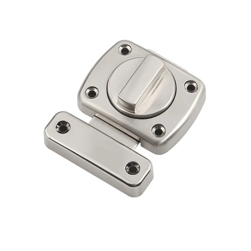 Zinc alloy small latch, thickened wooden door left and right buckle, buckle bolt, spring door surface lock