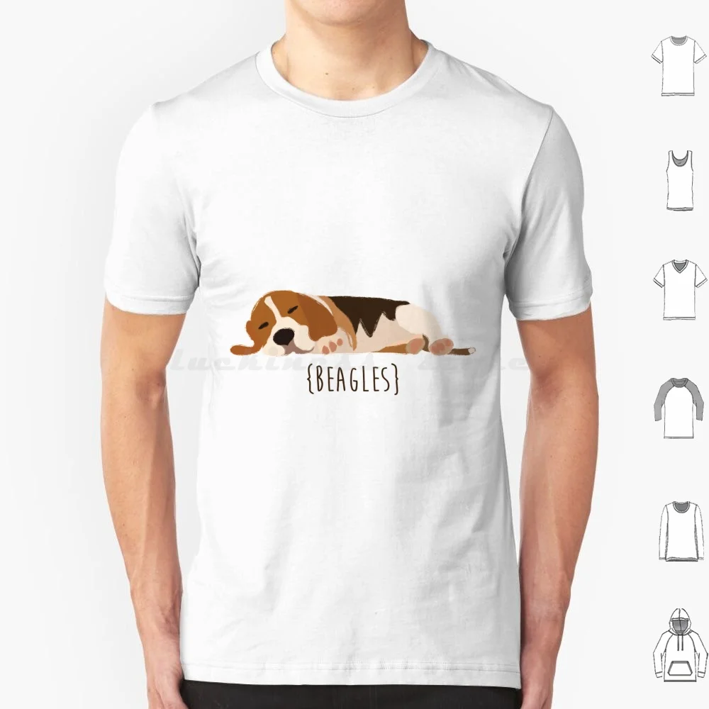 T Shirt Big Size 100% Cotton Beagle Dog Dogs Animal Animals Pet Preppy Fun Love Best Friend Breed Playful Mans Best Friend