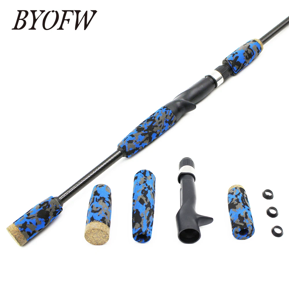 

BYOFW 1 Set DIY Repair CAMO EVA Casting Fishing Rod Handle Grip 16# TCS Similar Reel Seat Pole Building Replacement Handcraft