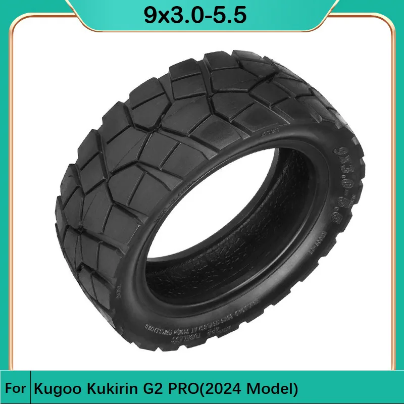 Бескамерная внедорожная шина 9x3.0-5,5 для электрического скутера Kugoo G2 Pro 9*3,0-5,5, детали колес для электрического скутера
