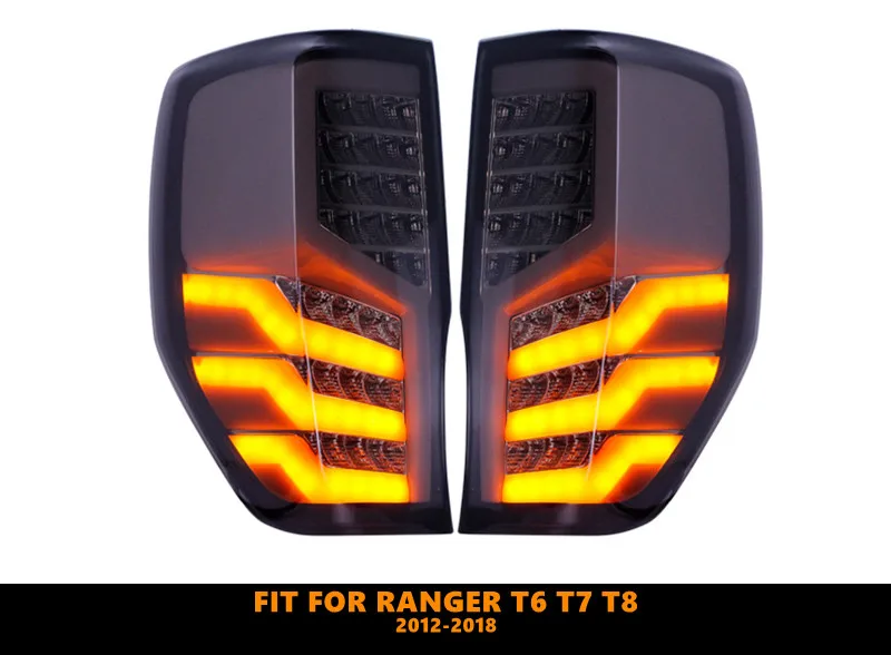 Good Quality LED Taillights Tail Lamp Rear Back Lamp Fit For Ford Ranger T6 T7 T8 2012-2018