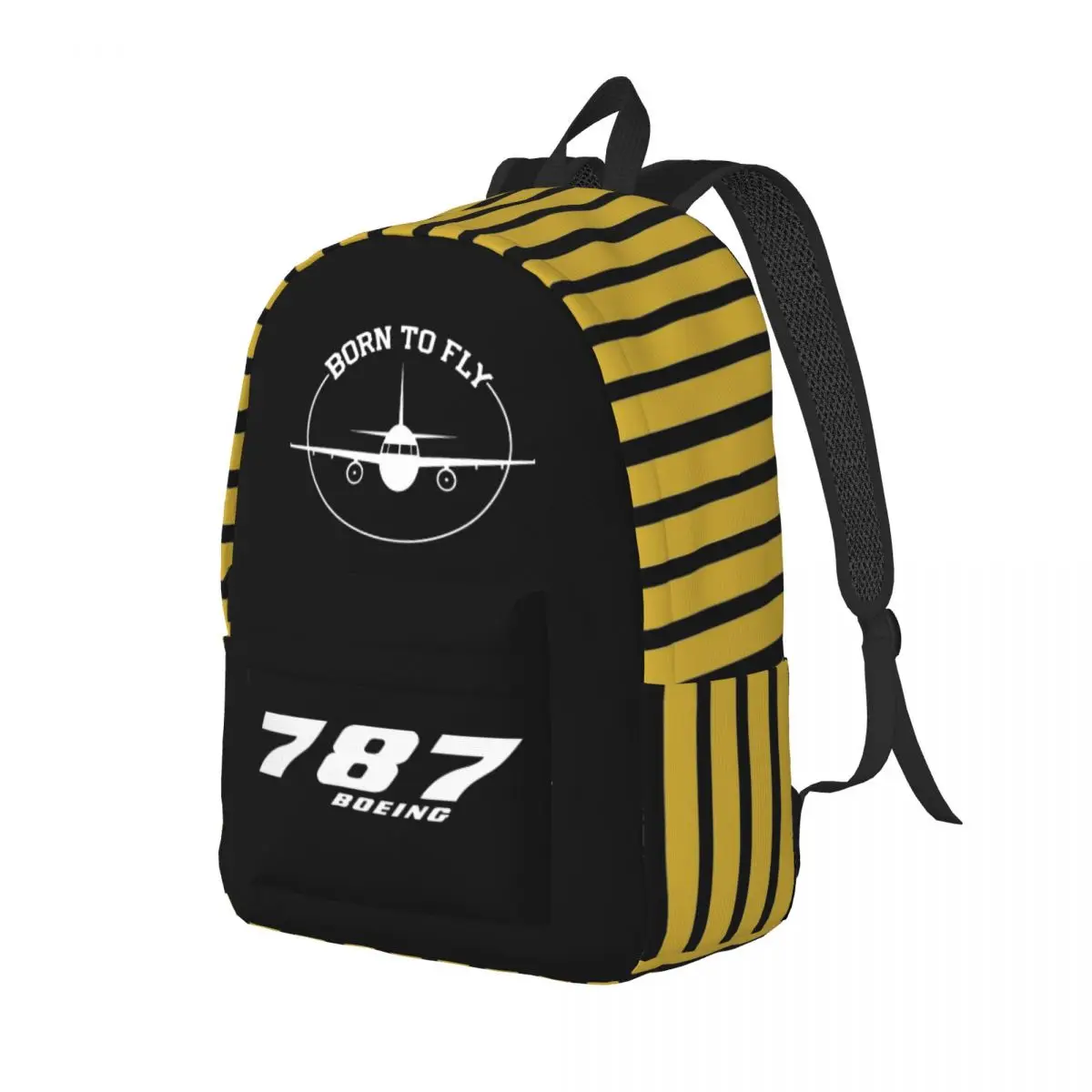 Aircraft Backpack for Boy Girl Kids Student School Book Bags Aviation Airplane Airport Daypack Kindergarten Primary Bag Sports