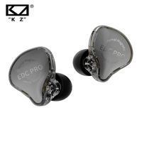 KZ NEW EDC PRO Wired Earphone Professional Large Dynamic Earbuds HiFi Bass Music Headphone 2Pin Detachable Monitors Earphone