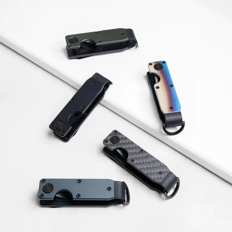 Key Organizer Compact Holder Metal Key Chain Minimalist Key Case Holder for Keychain Secures 2-6 Keyshan 6.2cm
