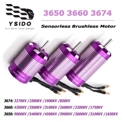 RC 3650 3660 3674 Sensorless Brushless Motor TRX4 MJX Remote Control Car Off-road Truck Buggy