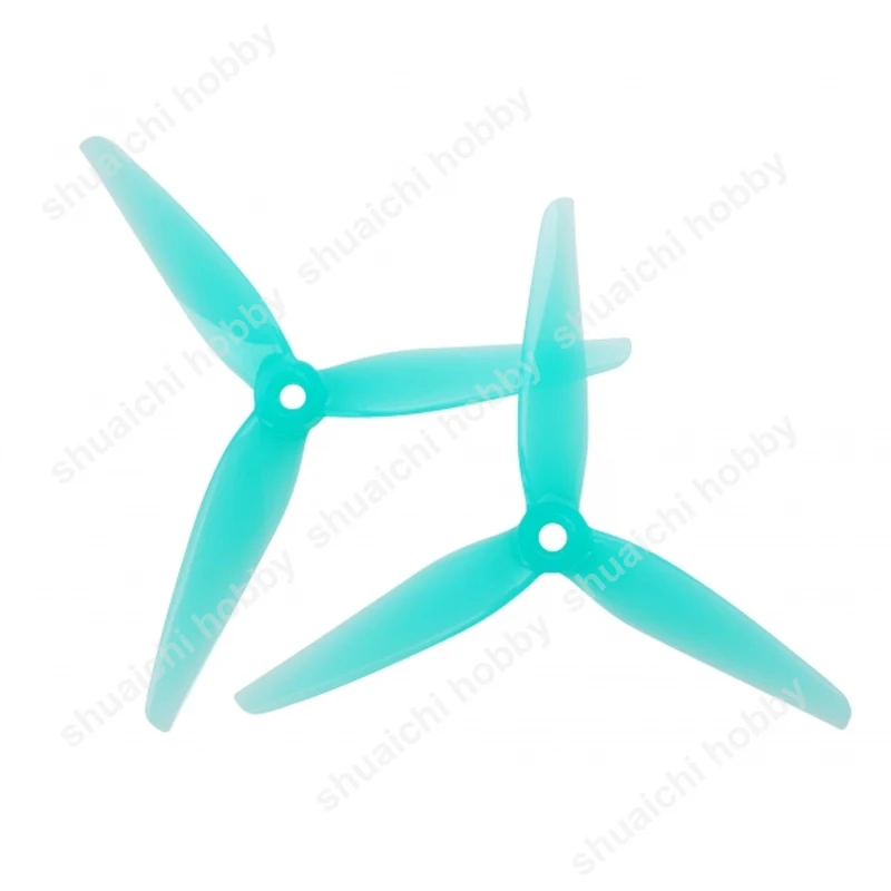 2Pairs HQ R35 Dia 5,1 Inch Pitch 3.5 "3-klinge 5mm Welle Requisiten Poly Carbonate CW CCW Propeller Durable Paddle für FPV RC Drone