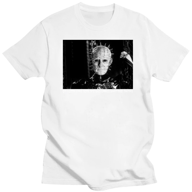 Pin Head Hellraiser - T Shirt 188 Shirt Hell Raiser Clive Barker Cult Horror Film Short Sleeve Cheap Sale Cotton T-Shirt