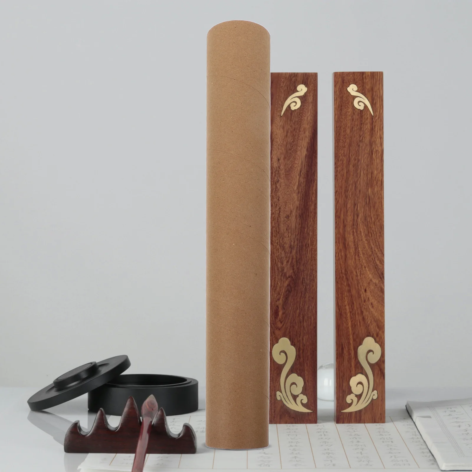 10 個ポスターチューブクラフト紙ラウンド郵送段ボール配送シリンダーキャップアートストレージポスターロール描画釣り竿