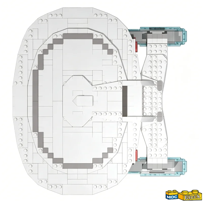753PCS NEW Class Galaxy‑Era Long‑Range Scout Sci‑Fi Starship MOC Model Building Blocks DIY Assembly Educational Learning Gifts