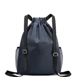 Unisex Navy Blue Công suất lớn Công suất không thấm nước Backpack Drawor Backpack Backpack 10 Bán hàng chính màu xanh - 8