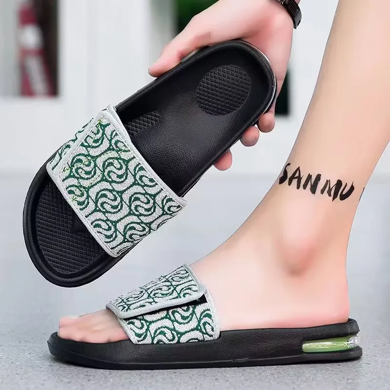 2024 Summer Slippers Fashion Comfortable Soft Sole Breathable Non-Slip Personality Simple Casual Sandals