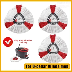 For O-Ceda Mop Replace Head  360° Spin Mop Heads Replacements, Microfiber Spin Mop Refills,  Cleaning Mop Head Replacement parts