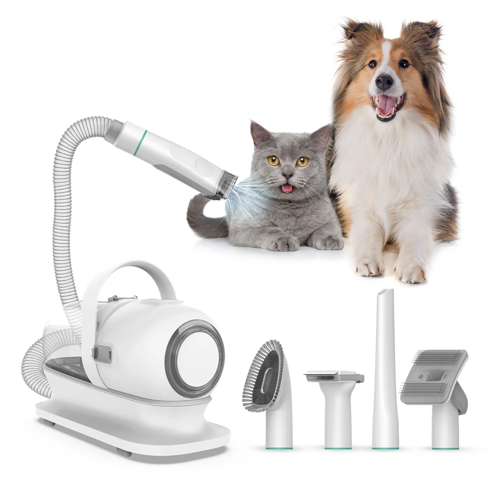 

LoveMyHome Professional Grooming Cutter with 5 Proven Grooming Tools Pet Grooming Kit & Vacuum Suction 99% Pet Hair for dag &cat