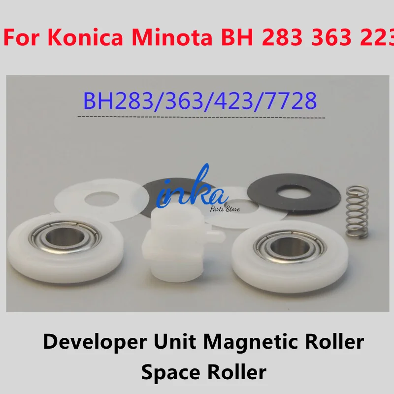 

2Sets Original BH283 Developer Magnetic Roller Spacer Roller For Konica Minolta BH363 BH223 BH 423 283 363 Bizhub 7728 7828 7823