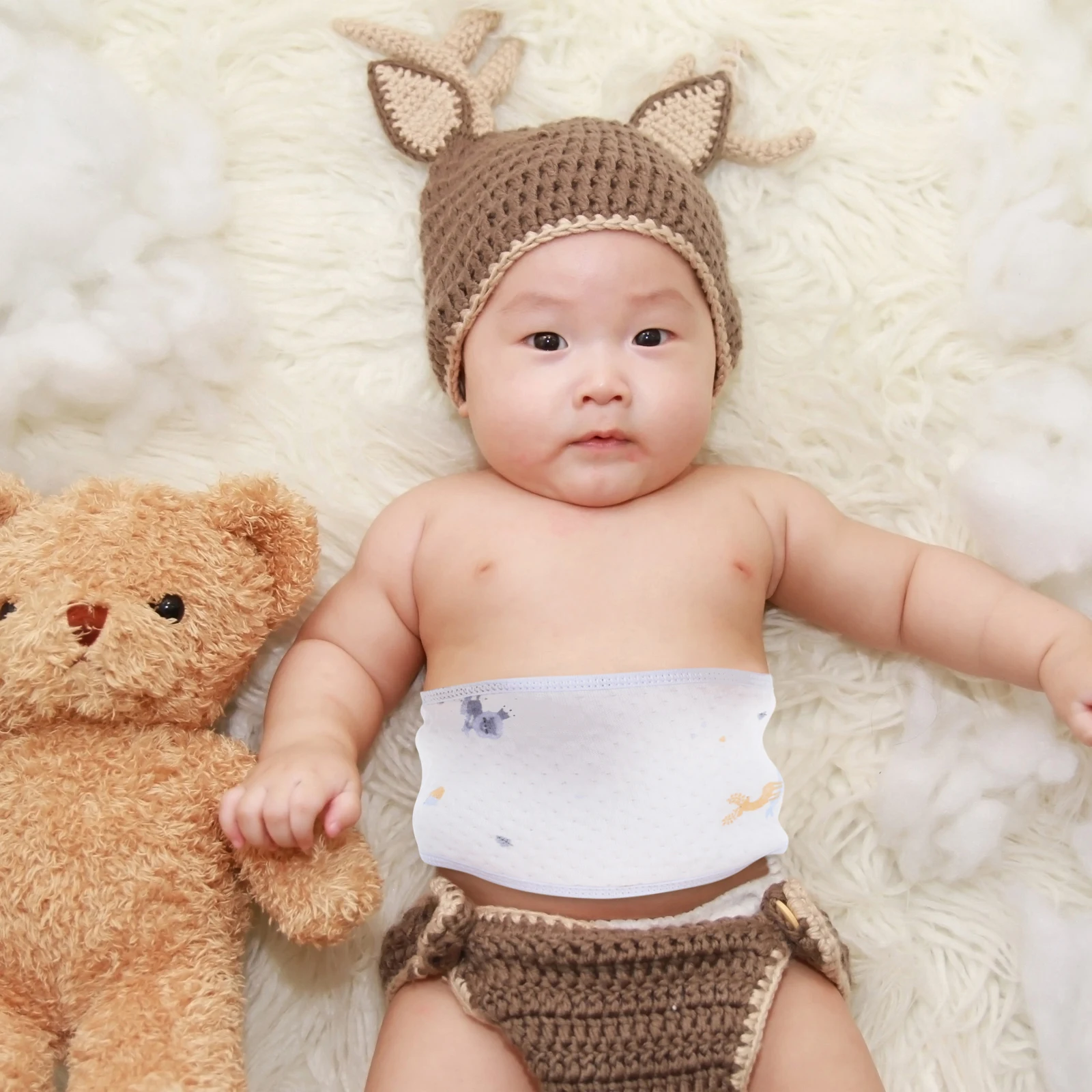 

Soft Belly Band Umbilical Cord Bag Postpartum Cotton Bellyband Breathable Men's Waist Belt