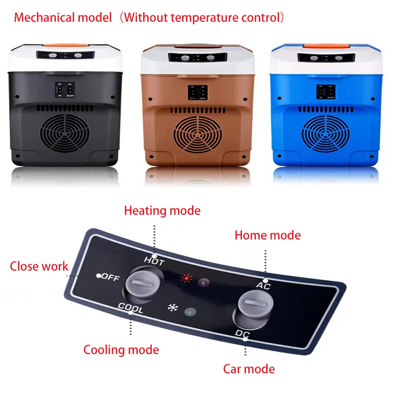 10L Car Refrigerator Mini Fridge Vehicle And Home Use Dormitory Truck Cold And Hot Dual-Use Temperature Control Digital Display