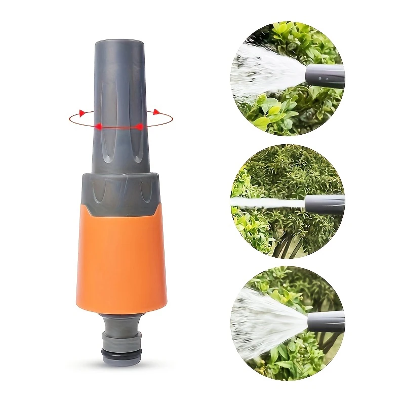 2pcs Multifunctional Washing Spray Gun Head  Adjustable Garden Hose Nozzle Potted Plant Irrigation Nozzle For Gardens Lawns