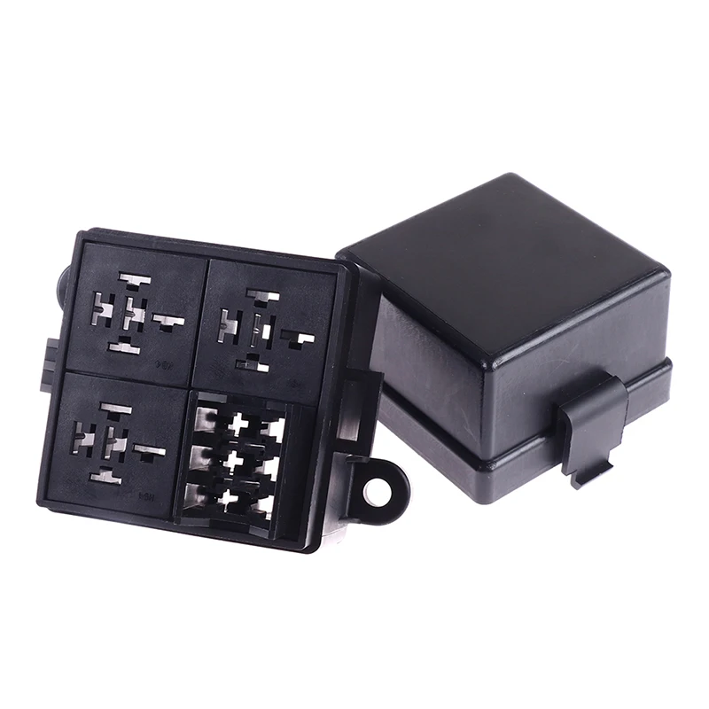 Free combination Auto Car Truck 4Way fuse holder +4way relay holder Circuit Standard ATO Blade Fuse Box Block Holder 12V 24V