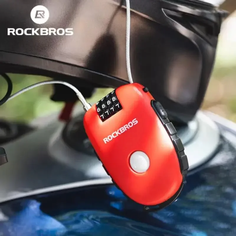 

Bicycle Anti-theft Cable Motorcycle Helmet Wire Lock BMX Scooter Security Padlock Accessories Portable Combination Bike Lock