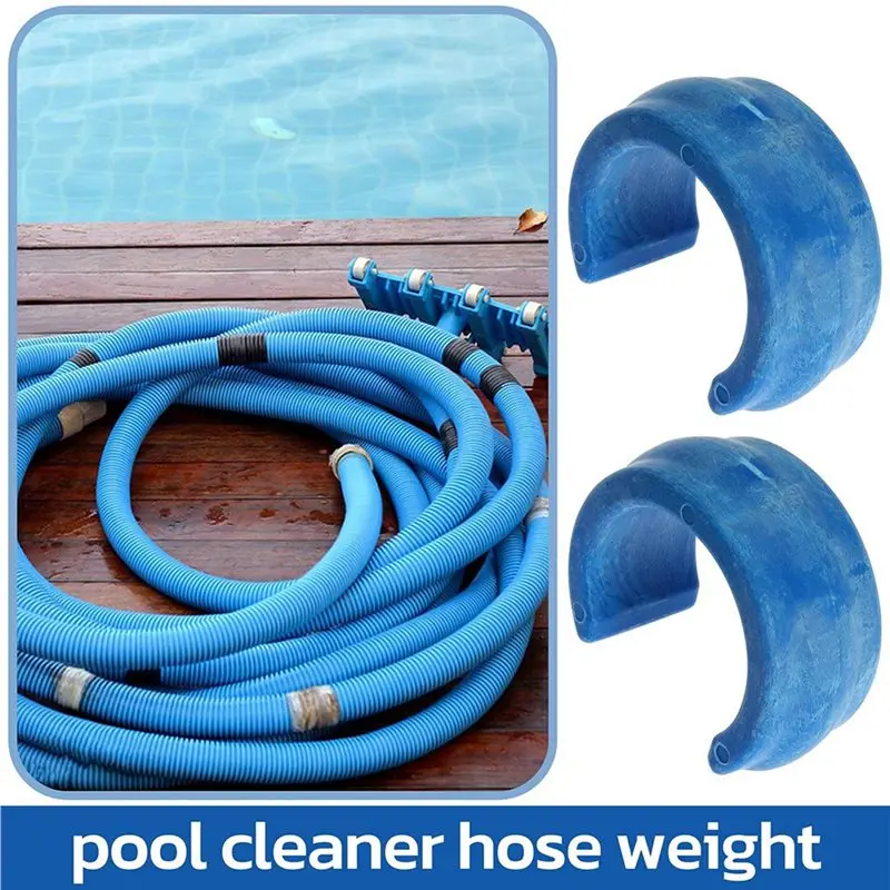 【OFF-SHELF】16 stuks universeel zwembadslanggewicht, universeel geschikt voor de meeste zwembadreinigers, zwembadreiniger slanggewicht blauw