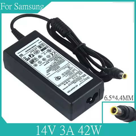 14V 3A Adapter For Samsung LCD Monitor BX2235 S22A100N S19A100N S22A200B S22A300B S23A300B S19A300B S20A300B