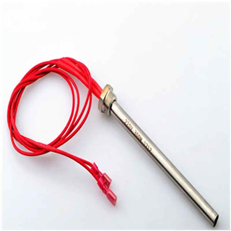 Pellet Stove Igniter Hot Rod Heating Tube Ignitor 10*140/150/170 mm M16*1.5 Thread For Fireplace Grill Stove 300/350W 220V