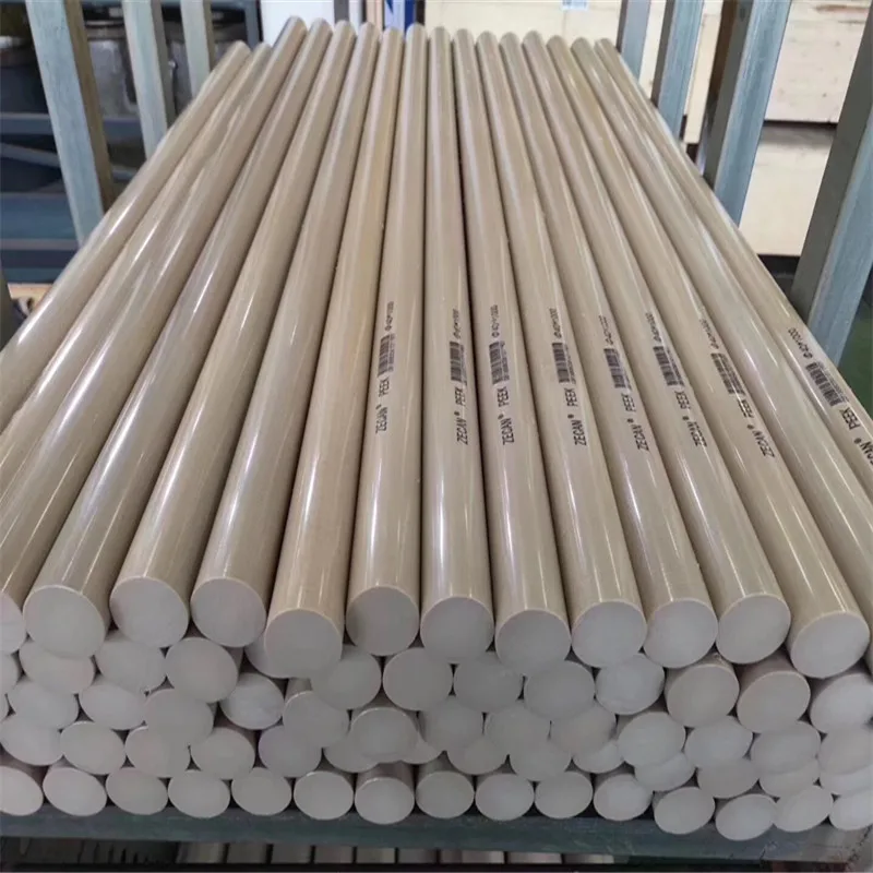 Imagem -05 - Peek Rod Personalizado para Peças de Ferramentas Pesadas Espreitadela Resistente ao Calor Barra Redonda od 40 20 mm