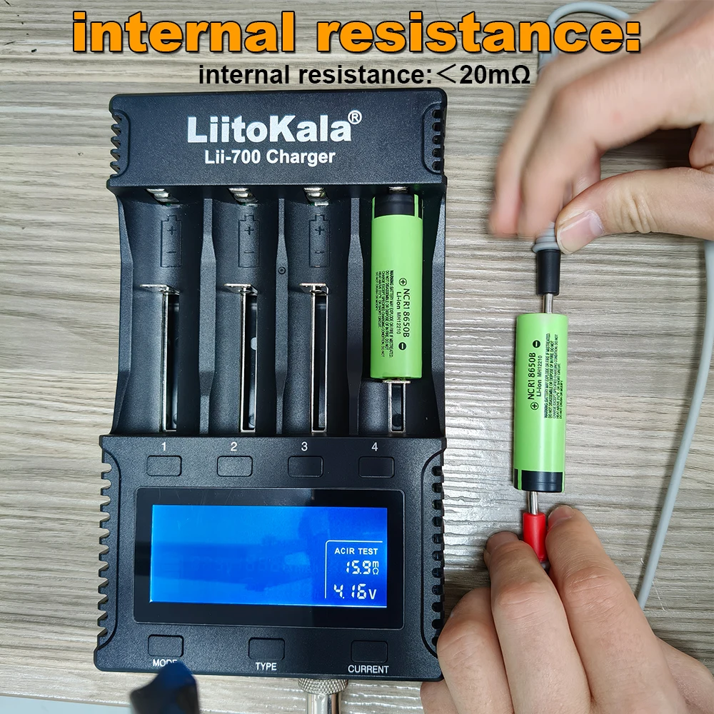 liitokala 18650 battery original NCR18650B 3.7V  3400 mah rechargeable lithium battery for flashlight battery