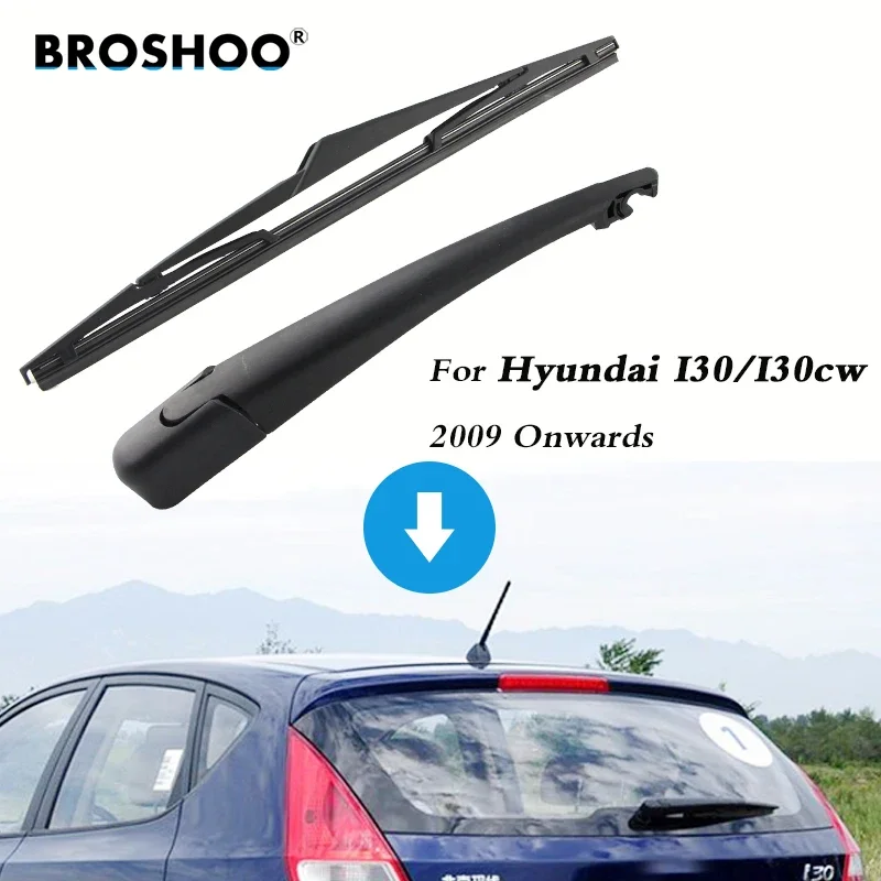 BROSHOO Car Rear Wiper Blades Back Windscreen Wiper Arm For Hyundai i30/i30CW Hatchback (2009-) 310mm,Windshield Auto Styling