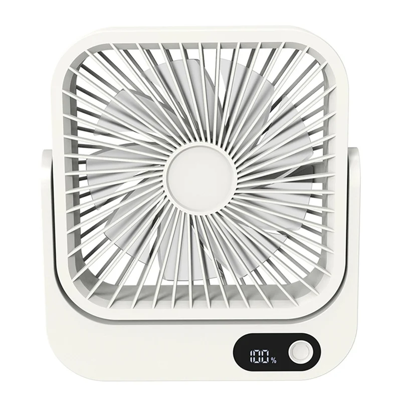 -A15I USB Rechargeable Battery Magnetic Fan 5000Mah For Travel Office Stateroom For Cruise Ship Potable White Kitchen Fan