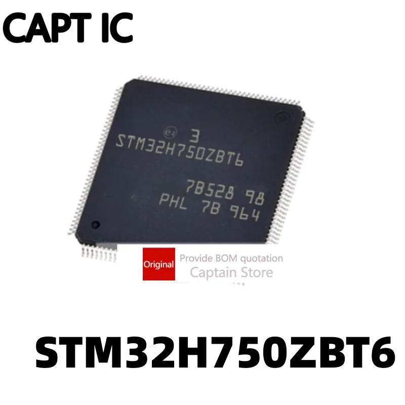 5PCS STM32H750ZBT6 chip QFP-144 32-bit microcontroller microcontroller