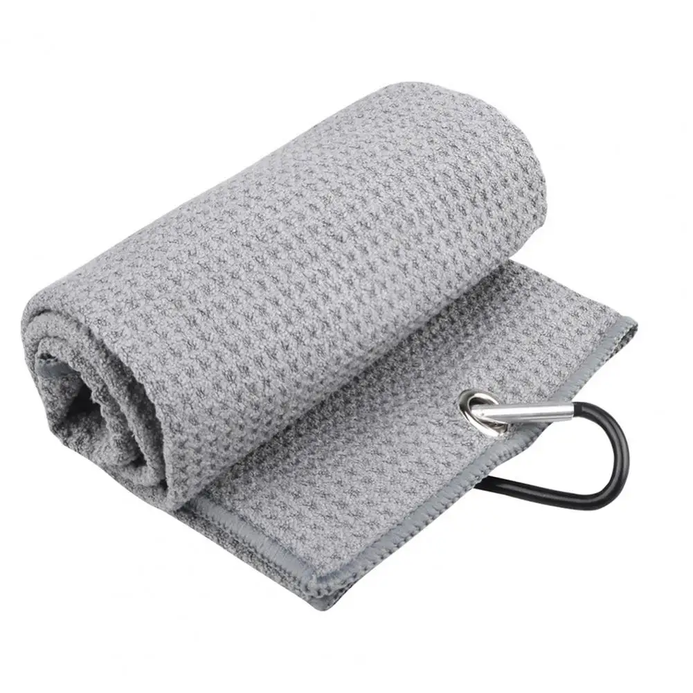 Golf Club Towel Quickly Drying Water Absorption Accessory Waffle Pattern Golf Club Towel for Golf Training