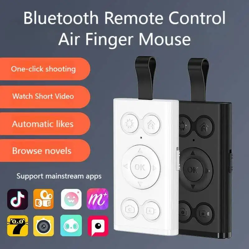    9-клавишный Bluetooth-пульт дистанционного управления, ленивая мышь, селфи, артефакт, электронная книга, переворот страниц, видео прокрутка, кликер для телефона, планшета, Android