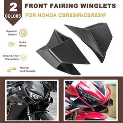 Motorcycle Front Fairing Winglets Side Wing Shell Side Spoiler Cover Protector For HONDA CBR650R CBR 500R 650R 650F 2019-2023