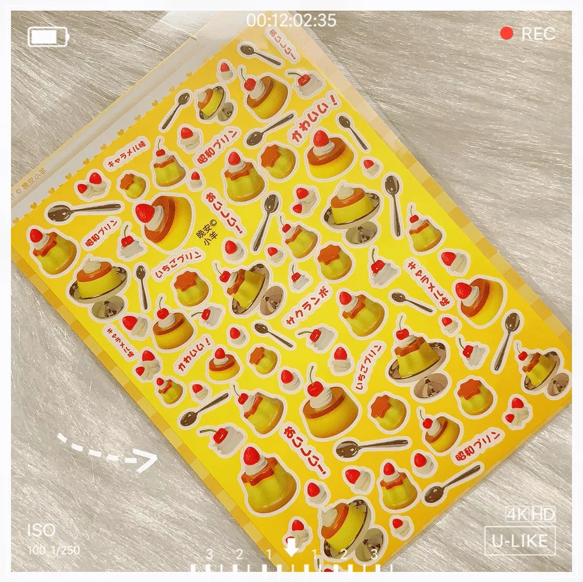 Yello cake lovely hand account decorative stickers