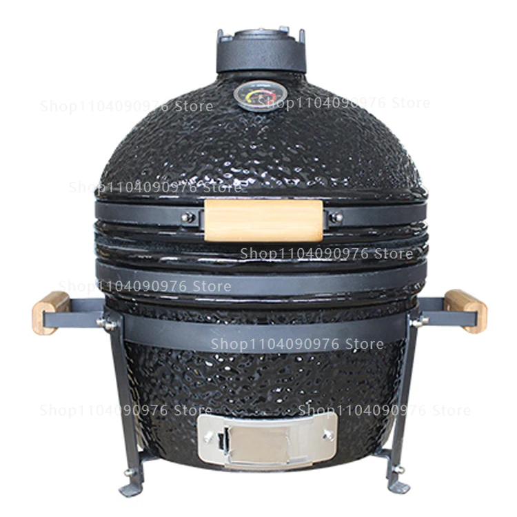 

Household outdoor 16-inch ceramic barbecue grill, portable villa courtyard balcony smoked and braised