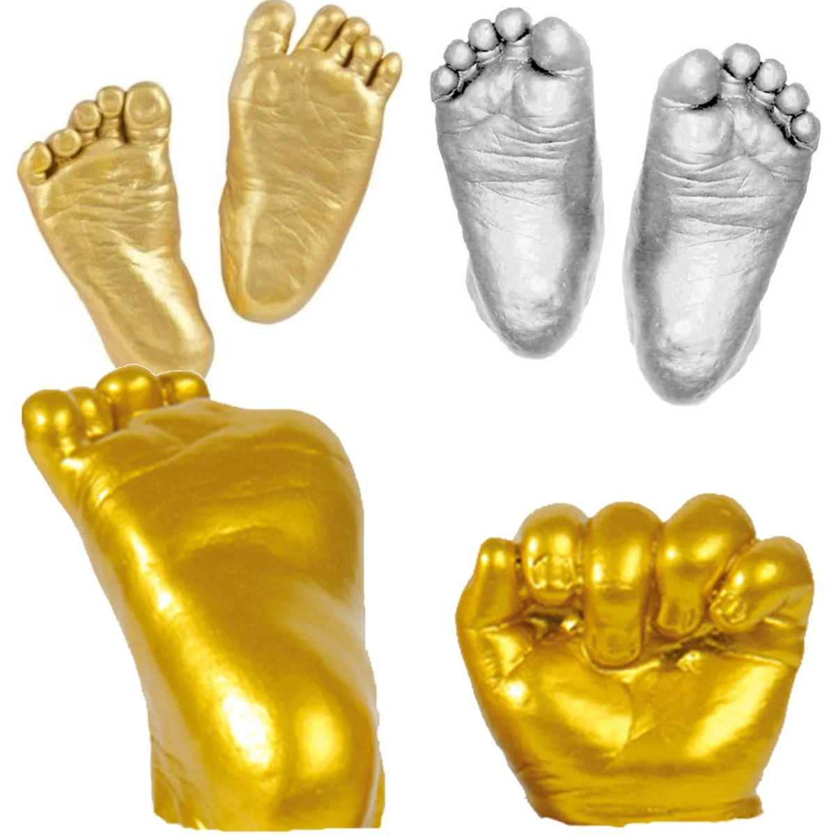 3 D Infant Gifts Handprint Kit Baby Footprint Kits DIY Prints Girl Footprints Boy