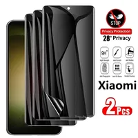 2Pcs Anti-Spy Screen Protector Protective for Xiaomi Poco X3Pro X3 NFC M5S M5 for F3 F4 GT M3 M4 X4 Pro 5G Privacy Hydrogel Film