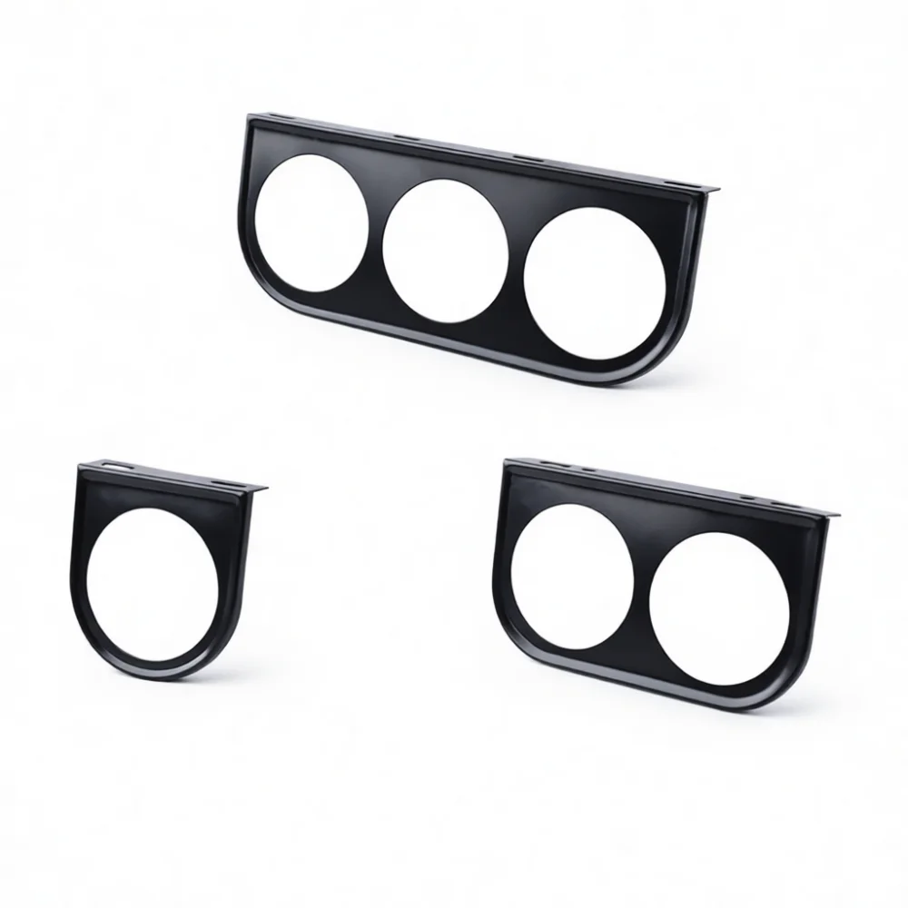 52mm Meter Dashboard Gauge Pod Holder Mounting Cup Bracket For Auto Interior Black Accessory Universal Setup Triple Single