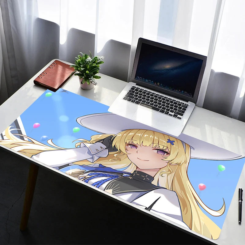 Mouse Pad Wuthering Waves Phoebe Laptop Non Slip Extended Desktop Mouse Mat PC Rubber Keyboard Pad Gaming Accessories Mousepad
