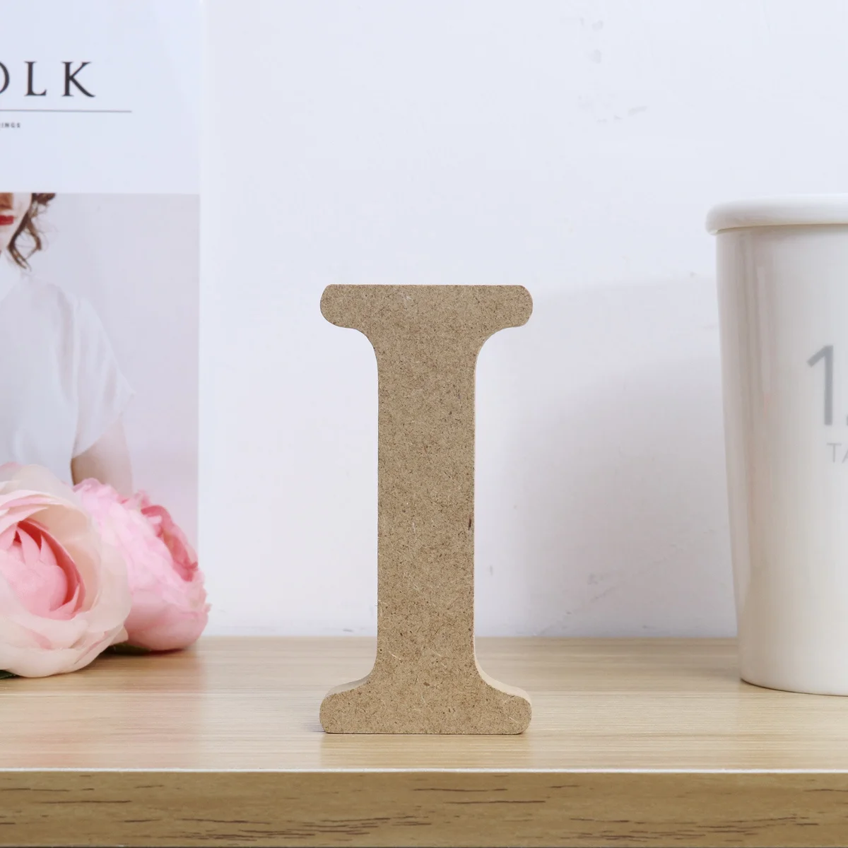 

Pine Wood Alphabet Letters Wall Decor Eco Friendly Educational Room Nursery Party Decoration Wooden Letter Set